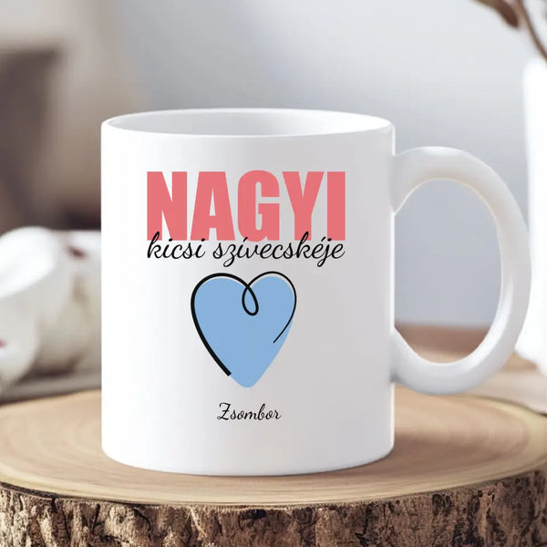 Nagyi kicsi szívecskéi - Bögre